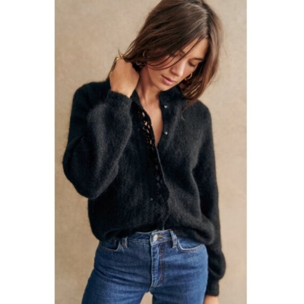 Sezane Black Women's Sweater